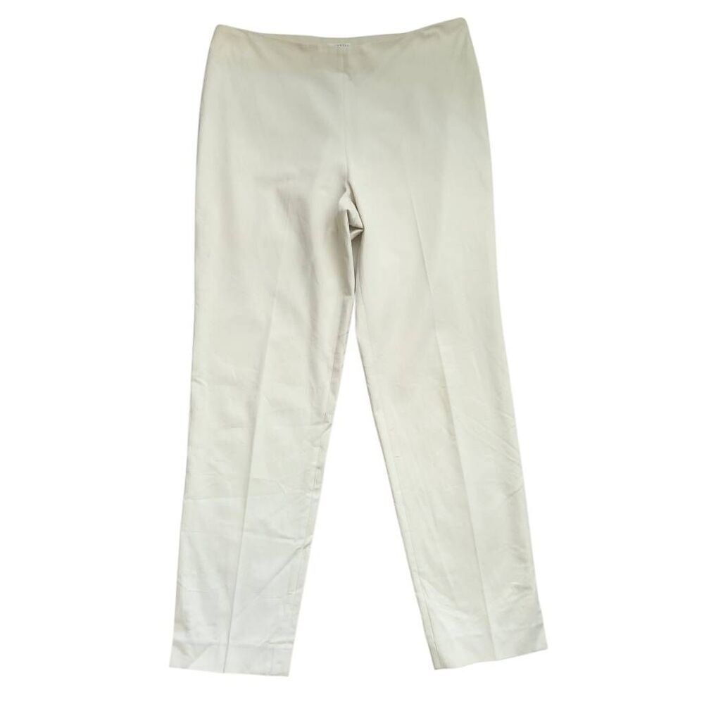 Brunello‎ Cucinelli Ankle Pants Womens 8 High Rise Ivory Careerwear